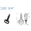 AC102 3/4"