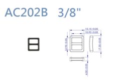 AC202B 3/8"