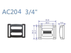 AC204 3/4"