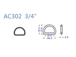 AC302 3/4"