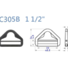AC305B 1-1/2"