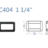 AC404 1-1/4"